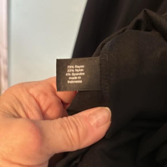 Lane Bryant Little Black Dress Plus Size 18 20 Fit & Flare Jersey Knit Stretch - Picture 9 of 10